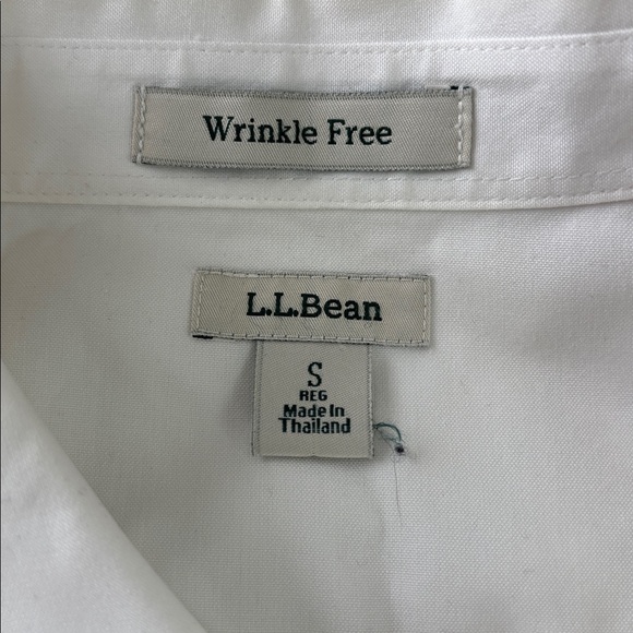 L.L. Bean White Button Down Shirt - Picture 3 of 3